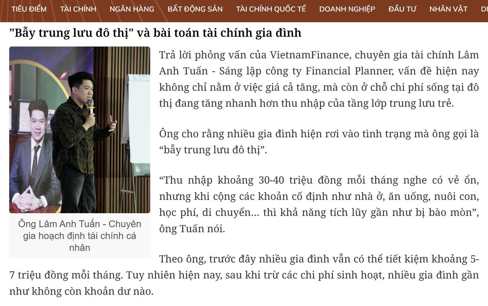 Báo chí Lâm Tuấn